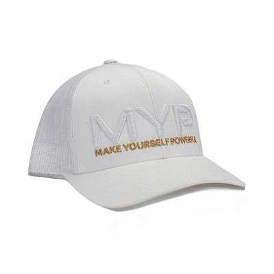 MYP Trucker Cap (White/Gold Edition)