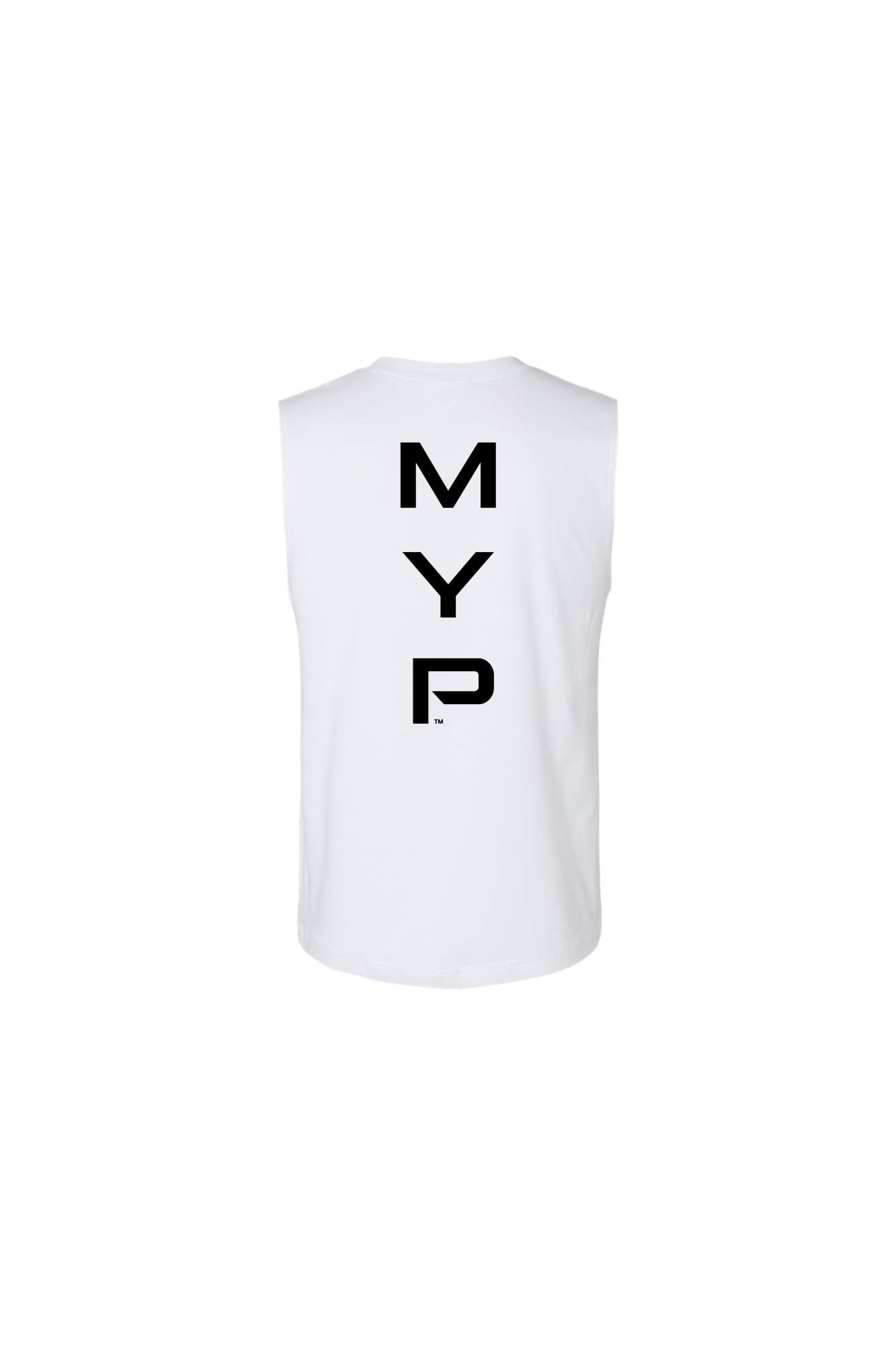 White Sleeveless Shirt