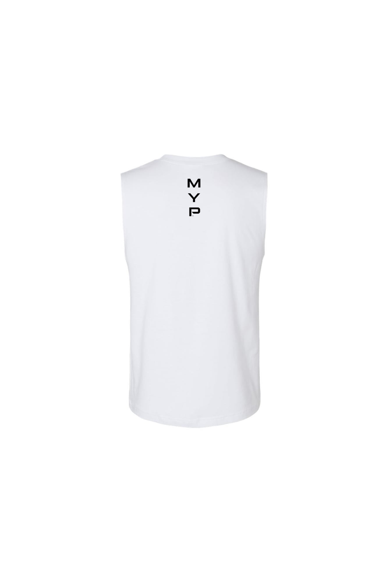 White Sleeveless Shirt