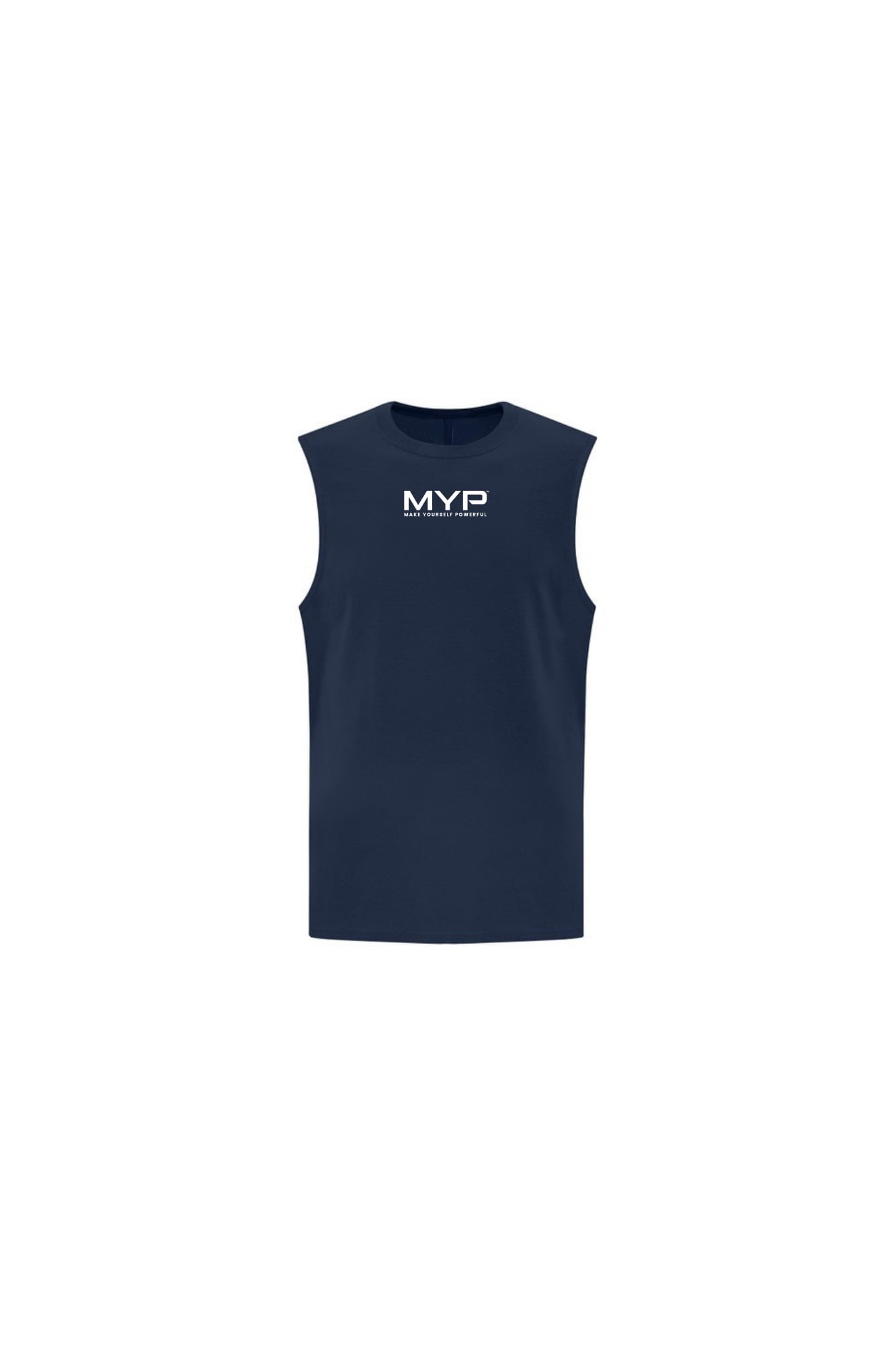 Marin Blue Sleeveless Shirt