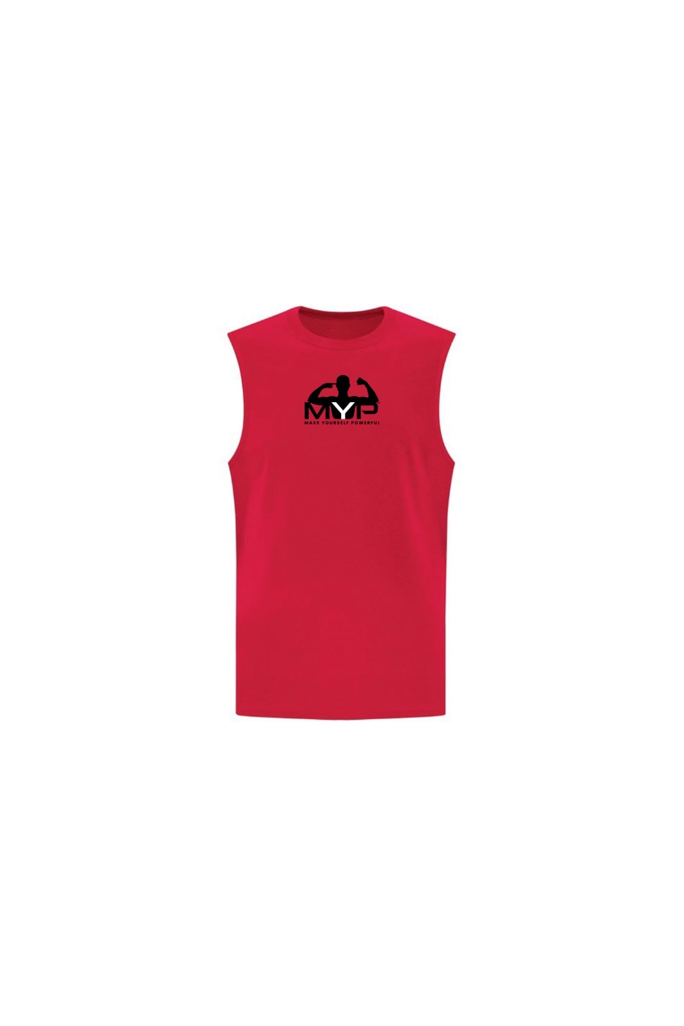 Red Sleeveless Shirt