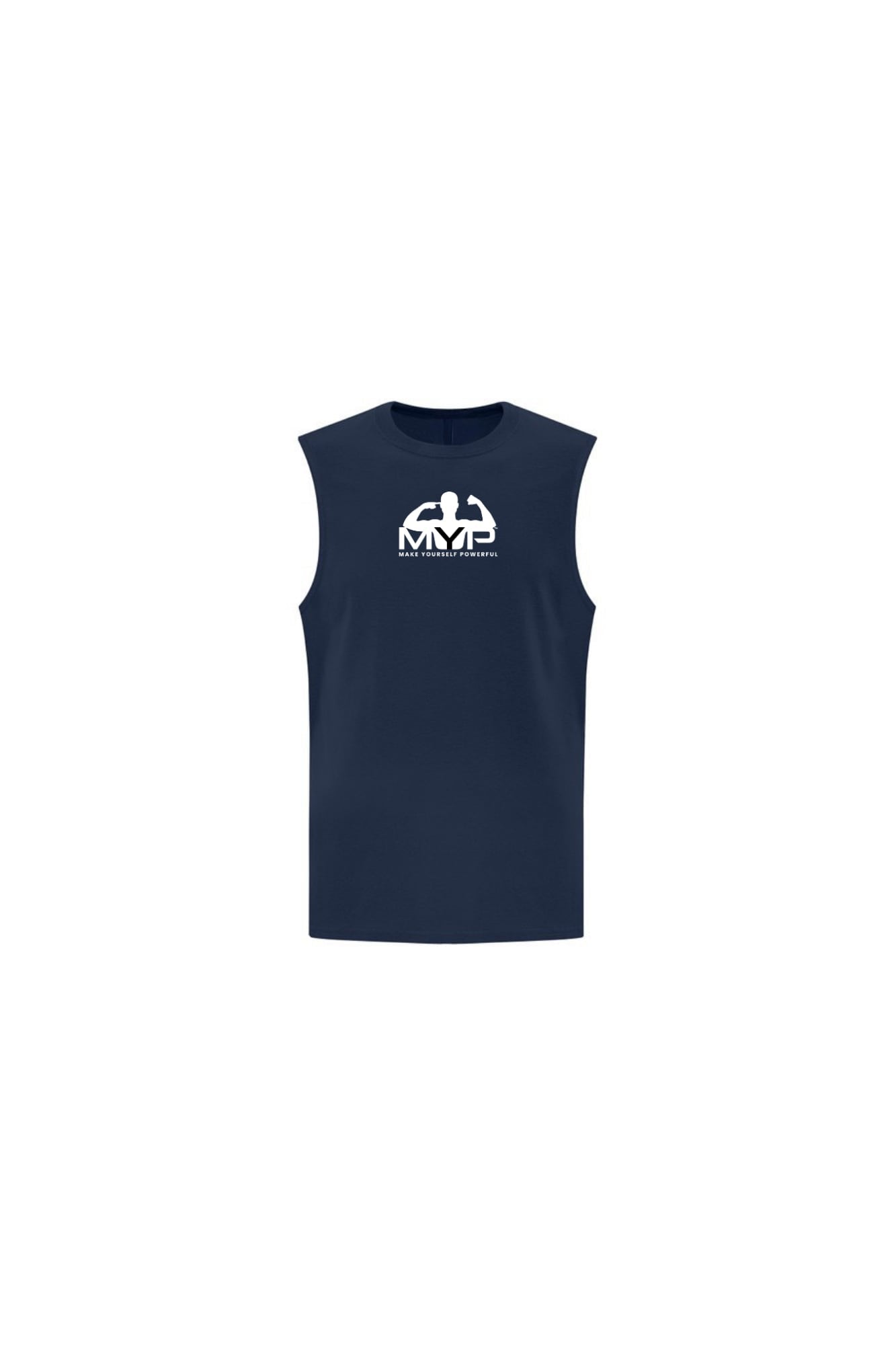 Marin Blue Sleeveless Shirt
