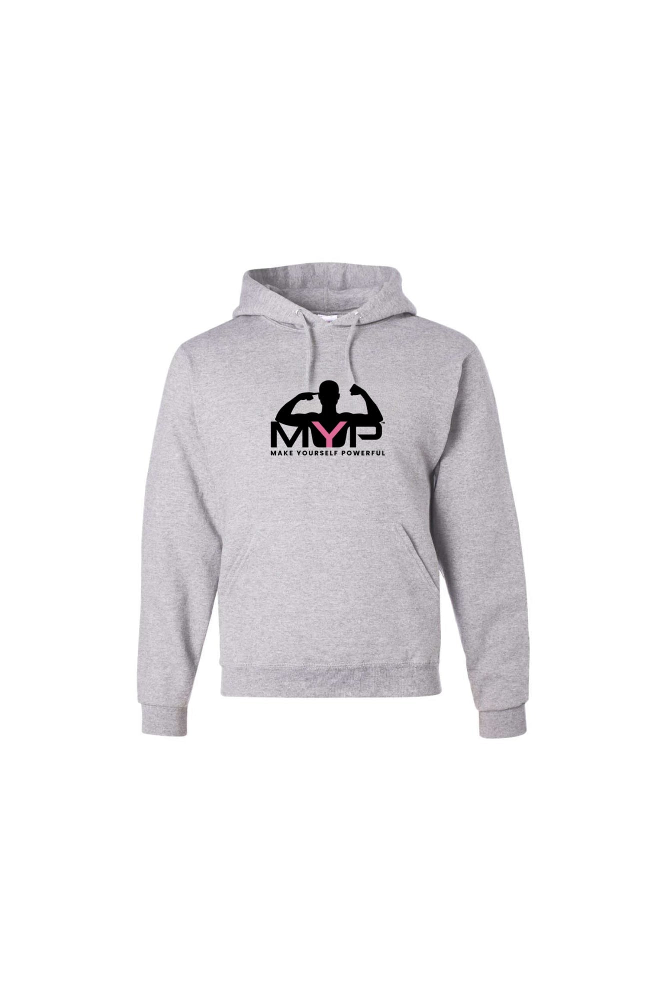 Grey Hoodie (Pink Edition)