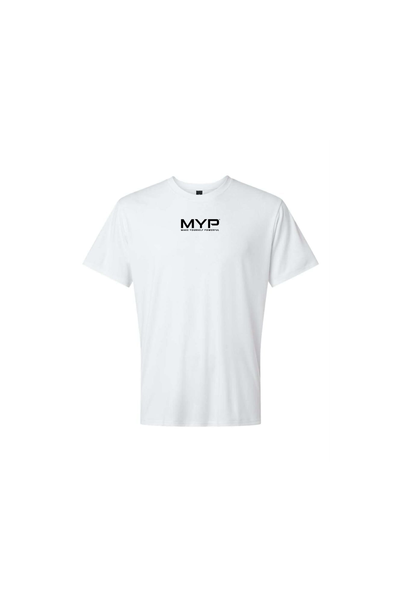 White Dry-Fit T-Shirt (Small logo)