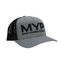 Casquette de camionneur MYP (Gris cendré / Noir)