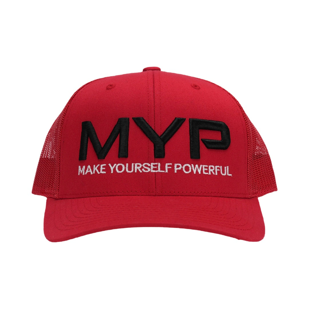Casquette de camionneur MYP (Rouge / Edition Noir)