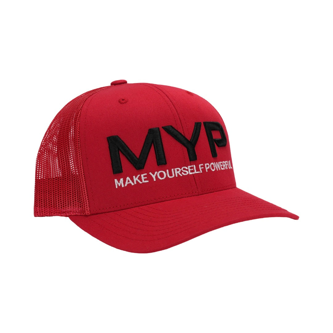 Casquette de camionneur MYP (Rouge / Edition Noir)