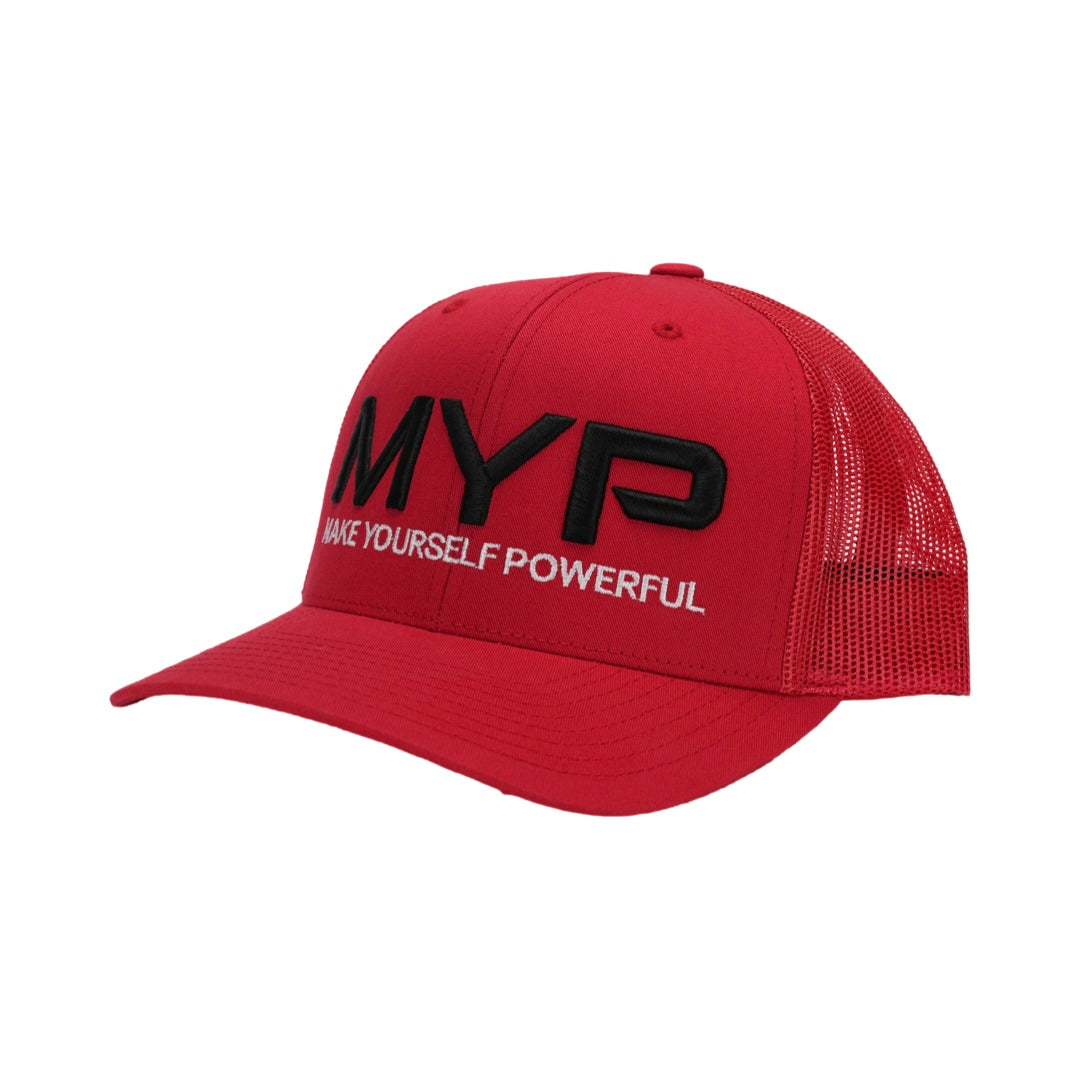 Casquette de camionneur MYP (Rouge / Edition Noir)