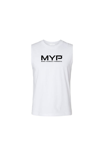 White Sleeveless Shirt