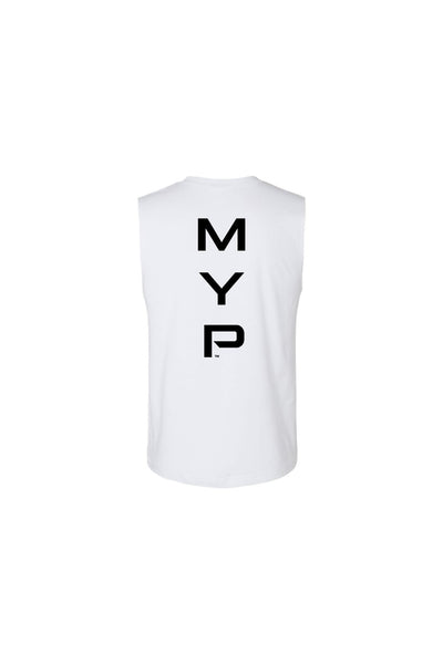 White Sleeveless Shirt