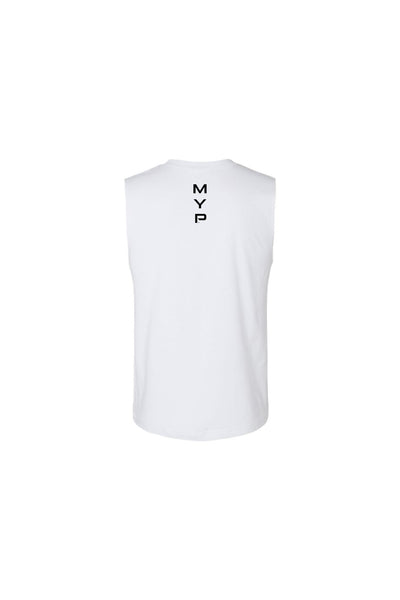 White Sleeveless Shirt