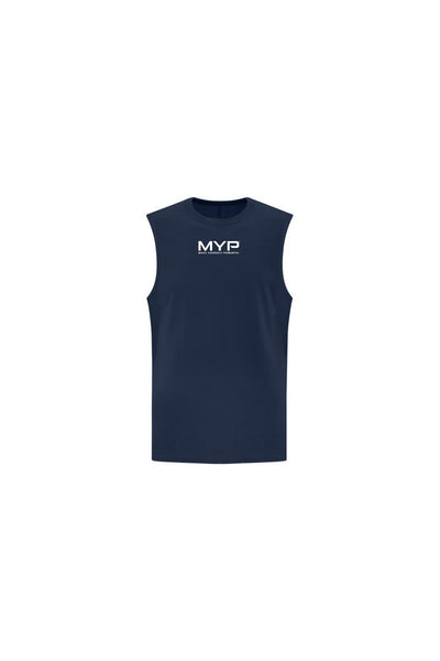 Marin Blue Sleeveless Shirt