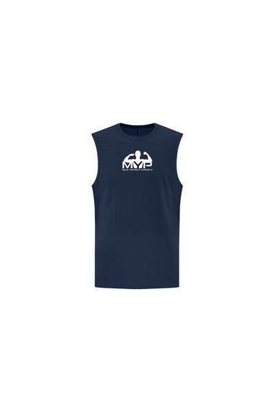 Marin Blue Sleeveless Shirt