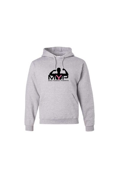 Grey Hoodie (Pink Edition)