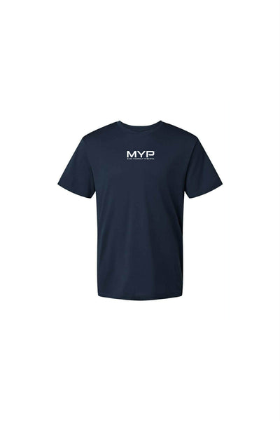 Marin bleu Dry-Fit T-Shirt ( Small logo )